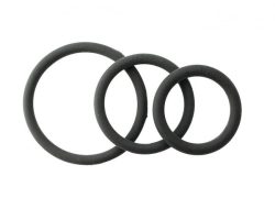 Rubber C Ring Set - Black main