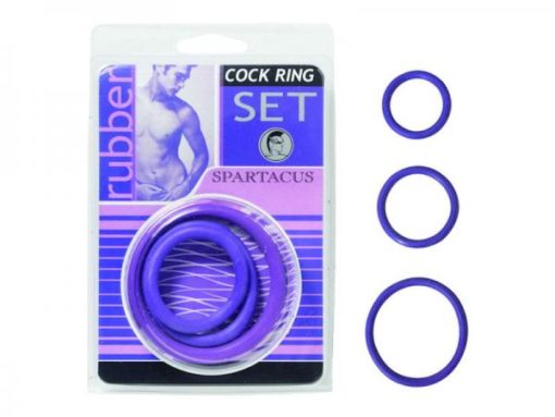 Rubber C Ring Set - Purple second