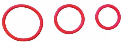Rubber C Ring Set - Red main