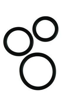 Rubber Ring - Black 3 Piece Set main