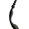 S Double Header Double Ended Silicone Anal Beads Black main