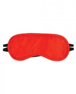 Satin Blindfold 2 Strap - Red main