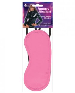 Satin Fantasy Blindfold 2 Strap Pink main