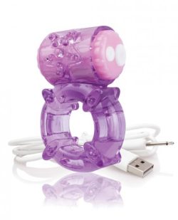 Screaming O Charged Big O Vibrating Ring Purple main