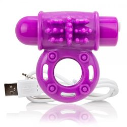 Screaming O Charged O Wow Reversible Vibrating Ring Purple main