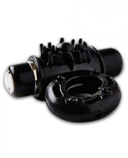 Sensuelle Bullet Ring Cock Ring 7 Function Black main