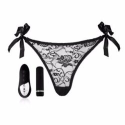 Sensuelle Pleasure Panty Bullet Remote Control Black O/S main