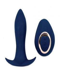 Sensuelle Power Plug Remote Control Butt Plug Blue main