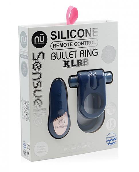 Sensuelle Remote Control XLR8 Turbo Boost Bullet Ring Blue second