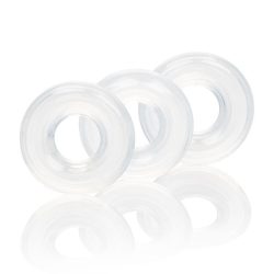Set Of 3 Silicone Stacker Rings Clear main