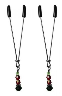 Sexperiments Ruby Black Nipple Clamps main