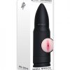 Shell Shock Rechargeable Vibrating Stroker Black Beige second