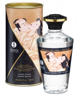 Shunga Warming Massage Oil Vanilla Fetish 3.5oz main