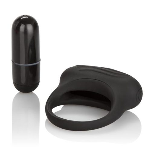 Silicone Lovers Arouser Black Vibrating Ring main