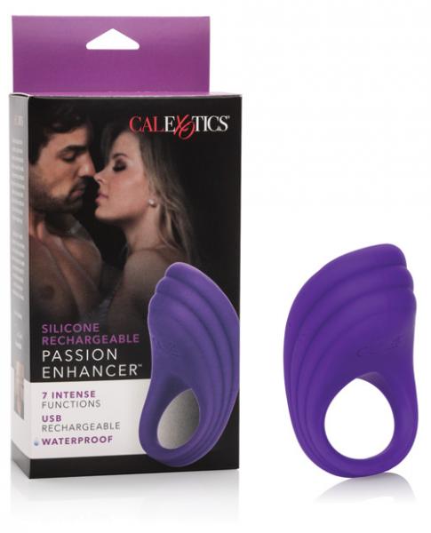 Silicone Rechargeable Passion Enhancer Ring Purple second