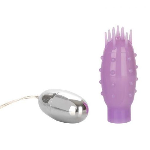 Silicone Slims Nubby Bullet Vibrator Purple second