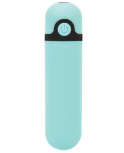 Simple & True Rechargeable Vibrating Bullet Teal Blue main