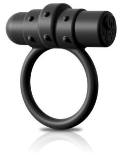 Sir Richard's Control Vibrating C-Ring Silicone Black main