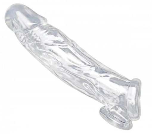Size Matters Realistic Penis Enhancer + Ball Stretcher Clear main