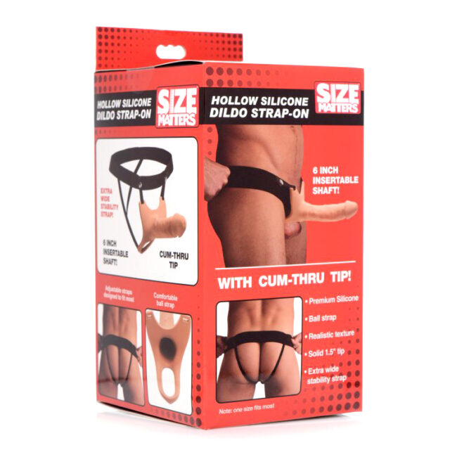 Size Matters Silicone Dildo Strap-on Flesh Box