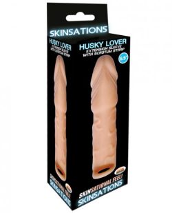 Skinsations Husky Lover 6.5" Extension Sleeve Scrotum Strap main