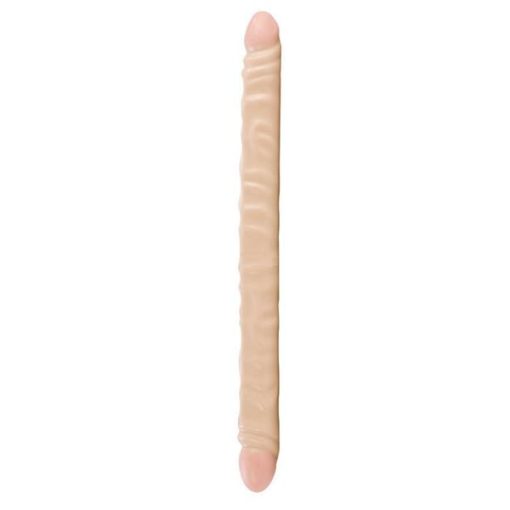 Slim Jim Duo 17"  Veined Double Dong - Beige main