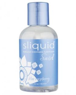 Sliquid swirl lubricant blue raspberry - 4.2 oz bottle main