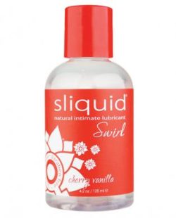 Sliquid swirl lubricant cherry vanilla - 4.2 oz bottle main