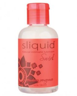 Sliquid swirl lubricant strawberry pomegranate - 4.2 oz bottle main