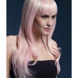 Smiffys Fever Wig Sienna 26 inches long Blonde Candy main