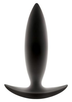 Spade Small Butt Plug Black main