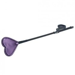 Spartacus Galaxy Legend Faux Leather Riding Crop Heart Purple main