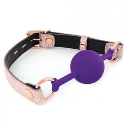 Spartacus Silicone Gag Leather Microfiber Lining Pink main