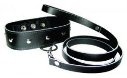 Sportsheets Leather Leash and Collar main
