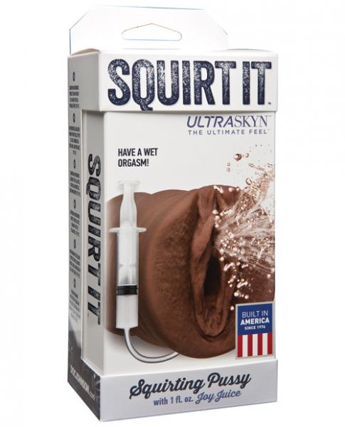Squirt it squirting pussy chocolate brown stroker second