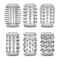 Stay Hard Cock Sleeve Kit Clear Box Of 6 main