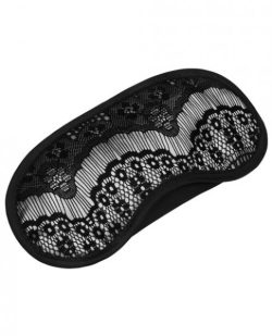 Steamy Shades Eyelash Lace Eyemask Black O/S main