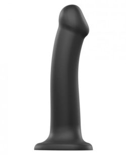 Strap On Me Silicone Bendable Dildo Large Black main