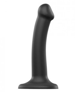 Strap On Me Silicone Bendable Dildo Small Black main