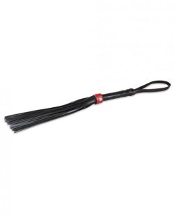 Sultra 14 inches Lambskin Flogger Black Red main