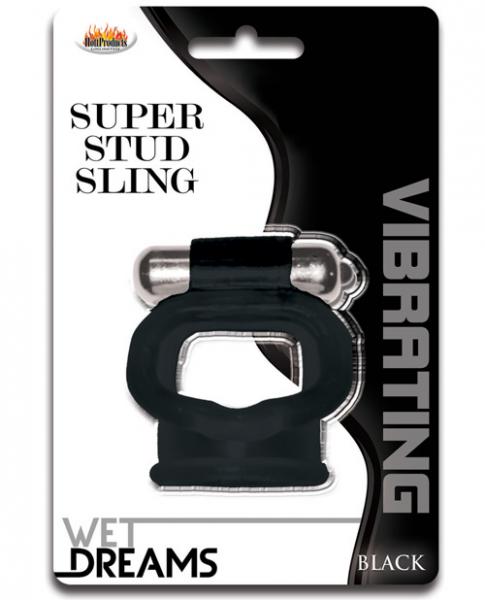 Super stud sling black vibrating ring main
