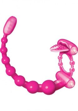 Super Xtreme Vibrating Scorpion Silicone C Ring Waterproof - Magenta main