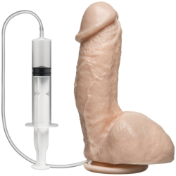 The Amazing Squirting Realistic Cock 	Dildo Beige main