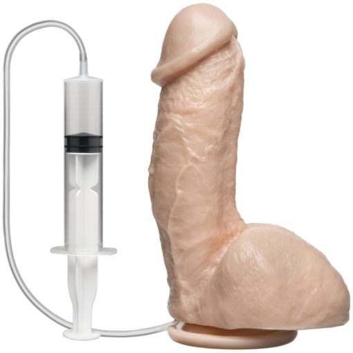 The Amazing Squirting Realistic Cock 	Dildo Beige main