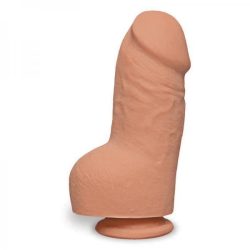The D Fat D 8 inches Dildo with Balls Vanilla Beige main