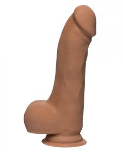 The D Master D 7.5 inches Dildo with Balls Brown main