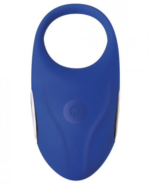 The Rechargeable Couples Penis Ring Blue second