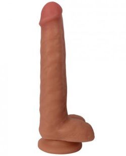 Thinz 8 inches Slim Dong with Balls Vanilla Beige main