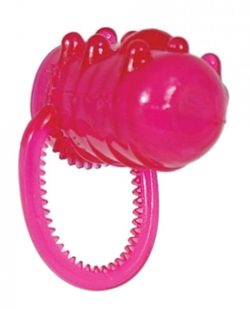 Tongue Dinger Vibrating Tongue Ring- Pink main