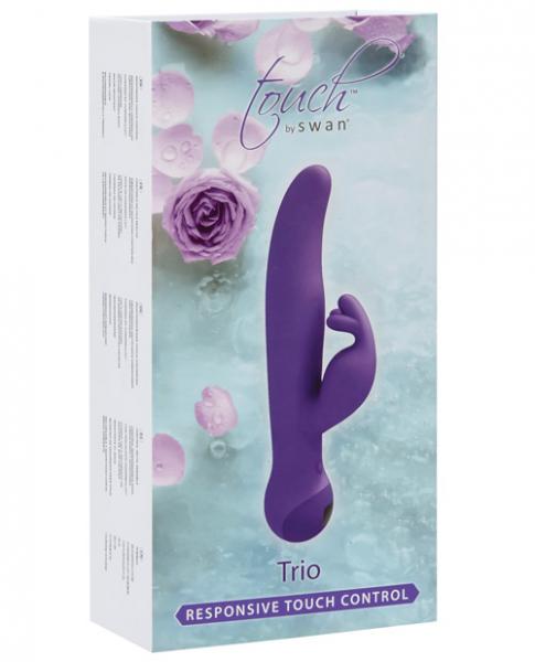 Touch by swan trio purple rabbit vibrator second